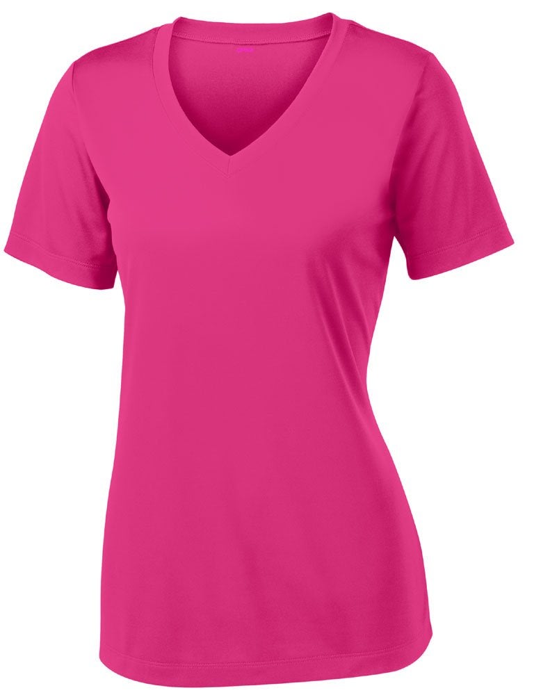 Opna Women's Short Sleeve Moisture Wicking Athletic Shirts Pink Raspberry - Image 1